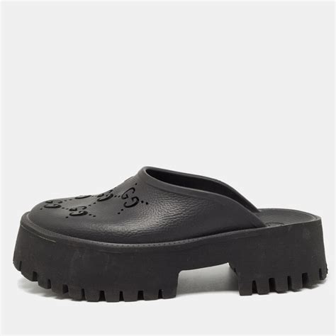 gucci gg perforated slip-on sandals|gucci sandals nordstrom.